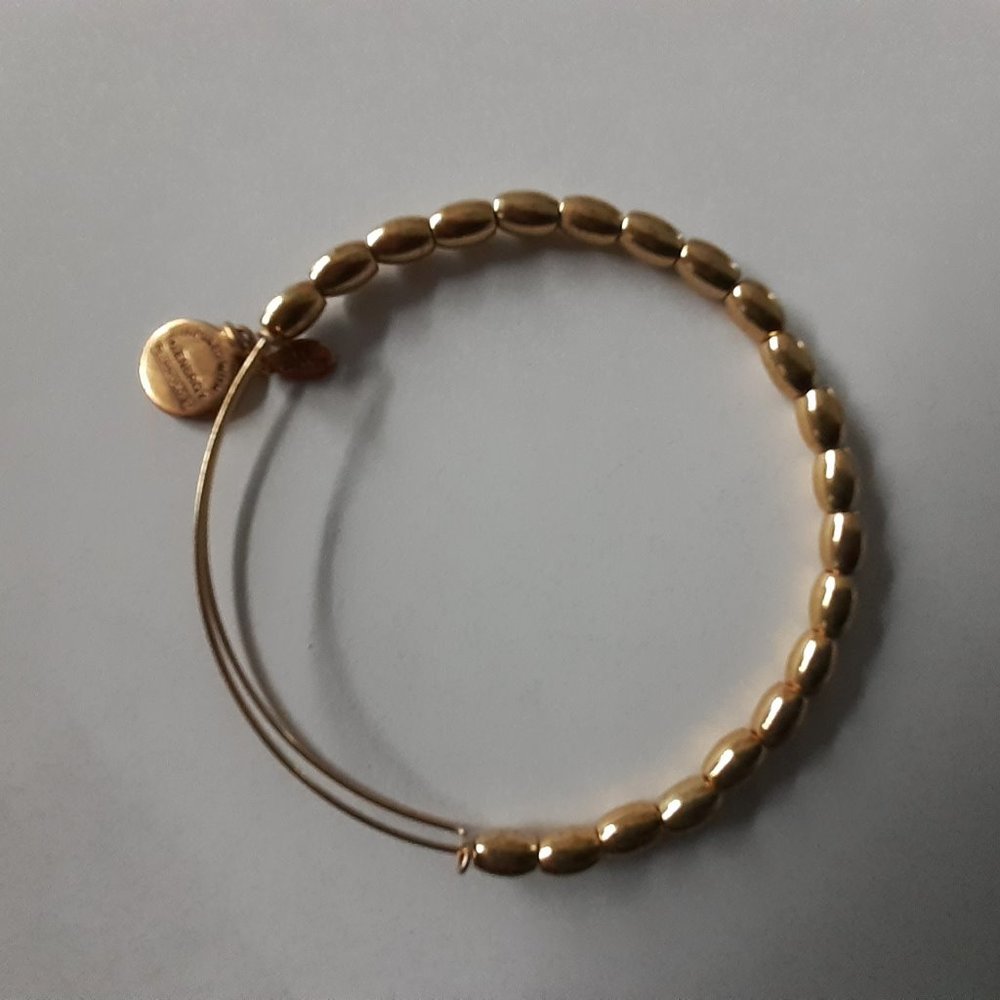 ALEX & ANI Gold Bead Energy Bracelet